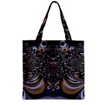 Fractal Art Artwork Design Zipper Grocery Tote Bag