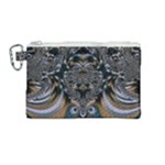 Fractal Art Artwork Design Canvas Cosmetic Bag (Medium)