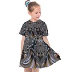 Fractal Art Artwork Design Kids  Sailor Dress
