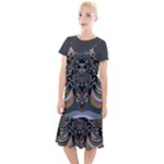 Fractal Art Artwork Design Camis Fishtail Dress