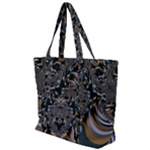 Fractal Art Artwork Design Zip Up Canvas Bag