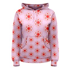 Texture Star Backgrounds Pink Women s Pullover Hoodie