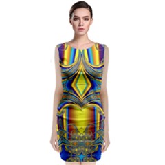 Abstract Art Design Digital Art Classic Sleeveless Midi Dress