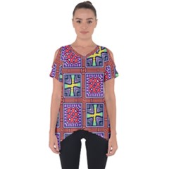 Shapes In Squares Pattern                      Cut Out Side Drop Tee by LalyLauraFLM