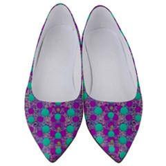 Happy Days Of Free  Polka Dots Decorative Women s Low Heels by pepitasart