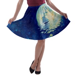Space Galaxy A-line Skater Skirt