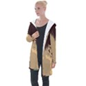Punk Face Longline Hooded Cardigan View1