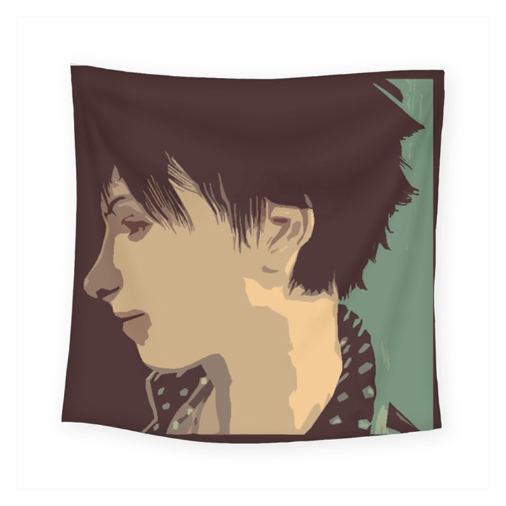 Punk Face Square Tapestry (Small)