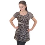 Grasmere Silver Puff Sleeve Tunic Top