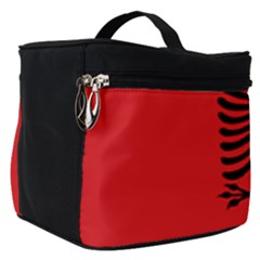 Albania Flag Make Up Travel Bag (small) by FlagGallery