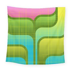 Background Color Texture Bright Square Tapestry (large) by Pakrebo