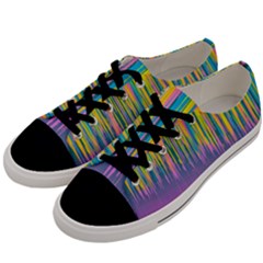 Background Colorful Texture Bright Men s Low Top Canvas Sneakers by Pakrebo