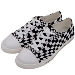 Checkerboard Again 6 Women s Low Top Canvas Sneakers by impacteesstreetwearseven