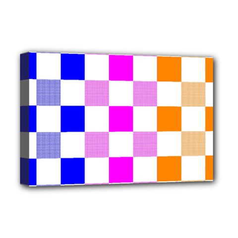 Checkerboard Again 9 Checkerboard Again 9 Deluxe Canvas 18  X 12  (stretched) by impacteesstreetwearseven
