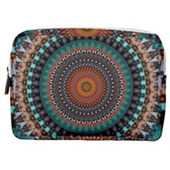 Ornament Circle Picture Colorful Make Up Pouch (medium) by Pakrebo