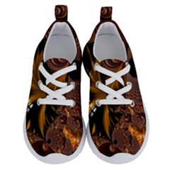 Fractal Brown Golden Intensive Running Shoes