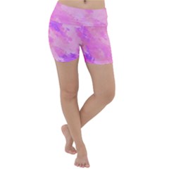 Almostwatercolor Lightweight Velour Yoga Shorts by designsbyamerianna