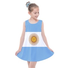 Argentina Flag Kids  Summer Dress by FlagGallery