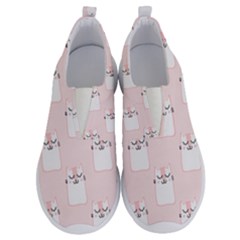 Pattern Pink Cute Sweet Fur Cats No Lace Lightweight Shoes by Pakrebo