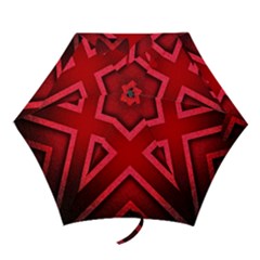 Wallpaper Red Abstract Mini Folding Umbrellas by Pakrebo