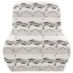 Notes Lines Music Car Seat Back Cushion 