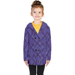 Seamless Continuous Kids  Double Breasted Button Coat