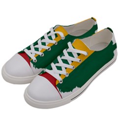 Lithuania Country Europe Flag Women s Low Top Canvas Sneakers by Sapixe