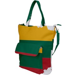 Lithuania Country Europe Flag Shoulder Tote Bag by Sapixe