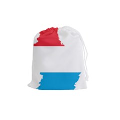 Luxembourg Country Europe Flag Drawstring Pouch (medium) by Sapixe