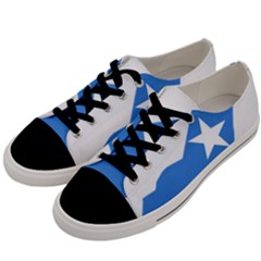 Somalia Flag Map Geography Outline Men s Low Top Canvas Sneakers by Sapixe