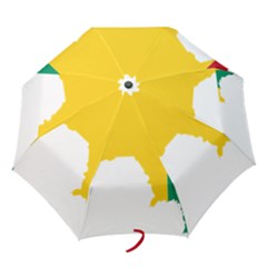 Guinea Flag Map Geography Outline Folding Umbrellas by Sapixe