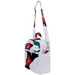 Mozambique Flag Map Geography Crossbody Day Bag by Sapixe