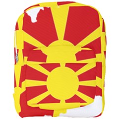 Macedonia Country Europe Flag Full Print Backpack