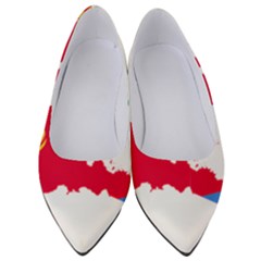 Eritrea Flag Map Geography Outline Women s Low Heels by Sapixe