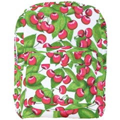 Cherry Leaf Fruit Summer Full Print Backpack by Mariart