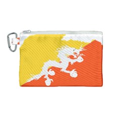 Borders Country Flag Geography Map Canvas Cosmetic Bag (medium)