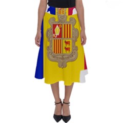 Andorra Country Europe Flag Perfect Length Midi Skirt