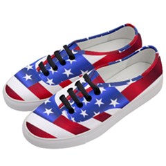 America Usa United States Flag Women s Classic Low Top Sneakers