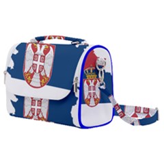 Serbia Country Europe Flag Borders Satchel Shoulder Bag