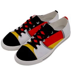 Flag German Germany Country Symbol Men s Low Top Canvas Sneakers