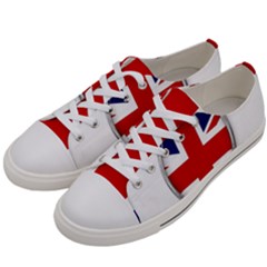 Flag Union Jack Uk British Symbol Women s Low Top Canvas Sneakers by Sapixe