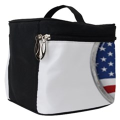 Flag Usa America American National Make Up Travel Bag (small) by Sapixe