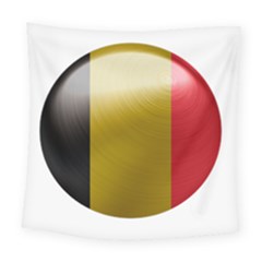 Belgium Flag Country Europe Square Tapestry (large) by Sapixe