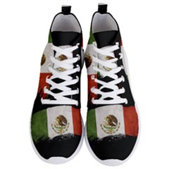 Flag Mexico Country National Men s Lightweight High Top Sneakers by Sapixe