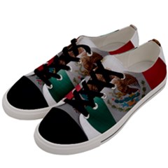 Mexico Flag Country National Men s Low Top Canvas Sneakers