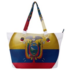 Ecuador Flag Ecuadorian Country Full Print Shoulder Bag by Sapixe
