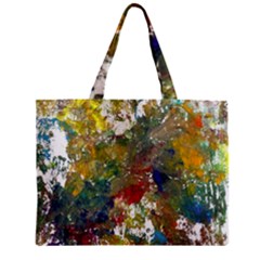 Original Abstract Art Zipper Mini Tote Bag by scharamo