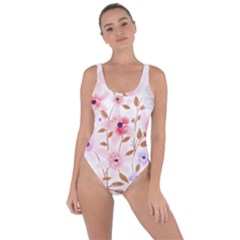 Flowers Watercolor Bring Sexy Back Swimsuit by Pakrebo