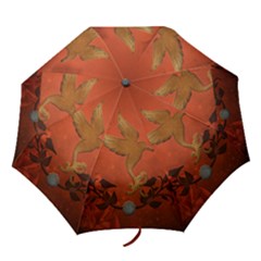 Elegant Decorative Bird Folding Umbrellas by FantasyWorld7