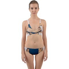 Sassy Wrap Around Bikini Set by Abigailbarryart